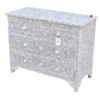 Mother of Pearl Inlay Chest of Drawers | Floral Dresser