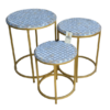 Mother of Pearl Nesting Tables