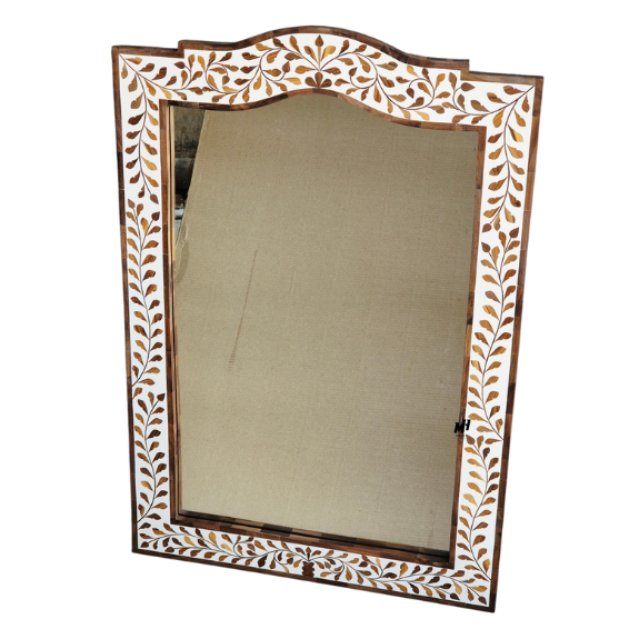 Teak Inlay Mirror