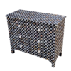 Mother of Pearl Inlay Chest of Drawers | Black Dresser
