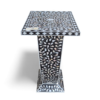 2 Mother of Pearl Inlay Floral Side Table