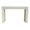 Bone inlay waterfall console table in U-shaped Hand carved Bone Inlay Console Table