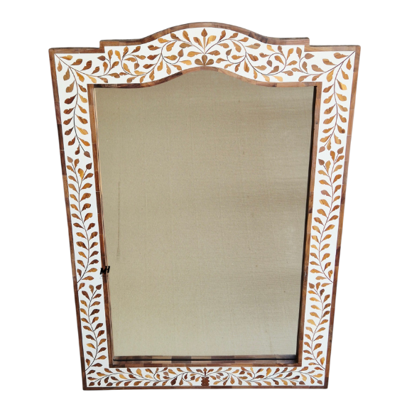 Teak Inlay Mirror