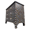 Mother of Pearl Inlay Chest of Drawers | Black Dresser