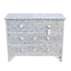 Mother of Pearl Inlay Chest of Drawers | Floral Dresser