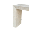 Bone inlay waterfall console table in U-shaped Hand carved Bone Inlay Console Table
