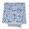 Blue bone inlay side table