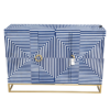 Bone-Inlay-Cabinet-Navy-Blue-Handcrafted-Buffet Bone inlay Navy Blue buffet cabinet