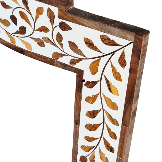 Teak Inlay Mirror