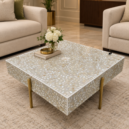Mother of Pearl Coffee Table