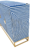 Bone-Inlay-Cabinet-Navy-Blue-Handcrafted-Buffet Bone inlay Navy Blue buffet cabinet