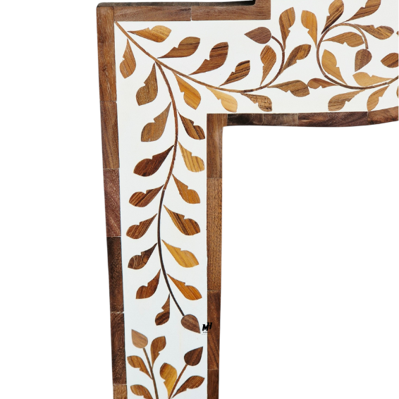 Teak Inlay Mirror