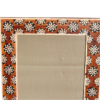 Teak Wood Bone Inlay Wall Mirror