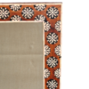 Teak Wood Bone Inlay Wall Mirror