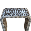 Black Mother of Pearl Inlay Console Table