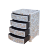 Grey mother of pearl inlay mini chest of drawers