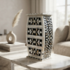 Black mother of pearl inlay mini chest of drawers